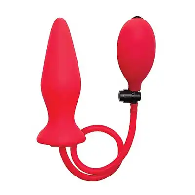Ouch! - Inflatable Silicone Plug. Wtyczka analna, pompowana.