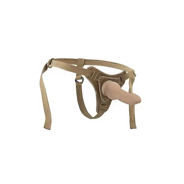 Ouch! - Premium Bonded Leather Strap-on. Strap-on dla kobiet.