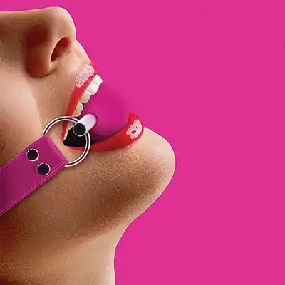 Ouch! - Solid Ball Gag Pink. Knebel z kulką na metalowym pręcie. Mega Sale! Ostatnia sztuka!