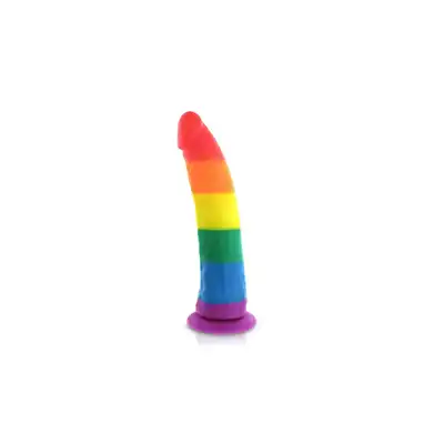 PrideDildo - Silicone Rainbow Dildo. Tęczowe dildo!