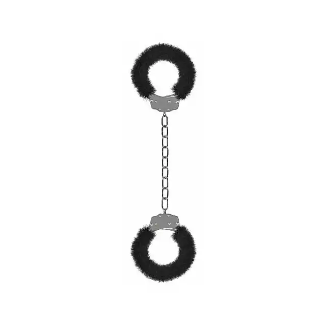 Ouch! - Beginner's Furry Legdcuffs. Futrzane kajdanki dla początkujących.