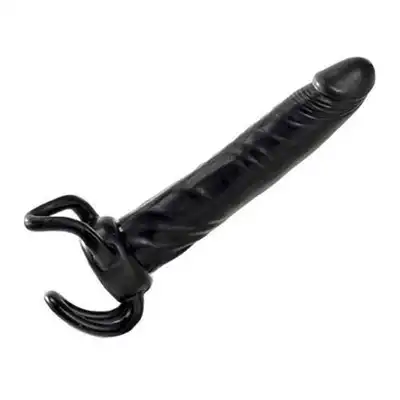 Bestseller - Slim Dong Black. Idealny Strap-On do podwójnej penetracji. Marka Toyz4Lovers.  Top produkt!