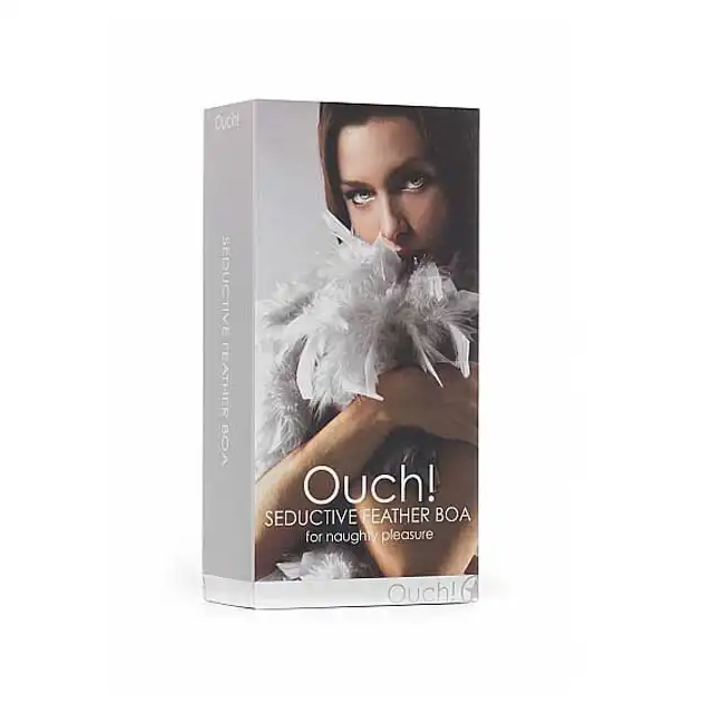 Ouch! - Seductive Feather Boa White. Boa z białych piór. Mega sale!