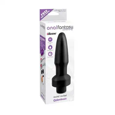 Anal Fantasy - Rectal Rocket. Wibrująca wtyczka analna. Silikon medyczny.