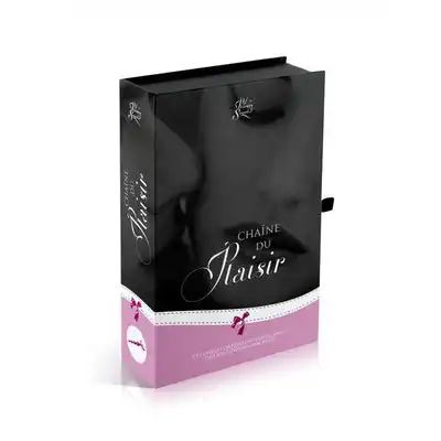 Plaisirs Secrets - Anal Chain Purple. Silikonowe koraliki analne.