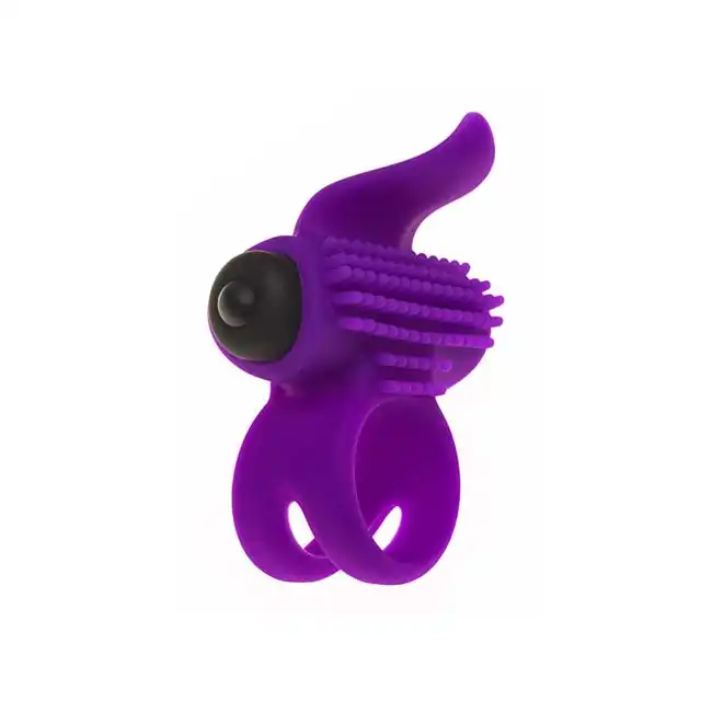 Adrien Lastic - Bullet Lastic Ring 2 in 1. Ring na penisa z pociskiem wibrującym.