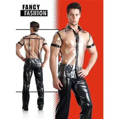 Fancy Fashion - Hemd. Męska koszula transparentna.