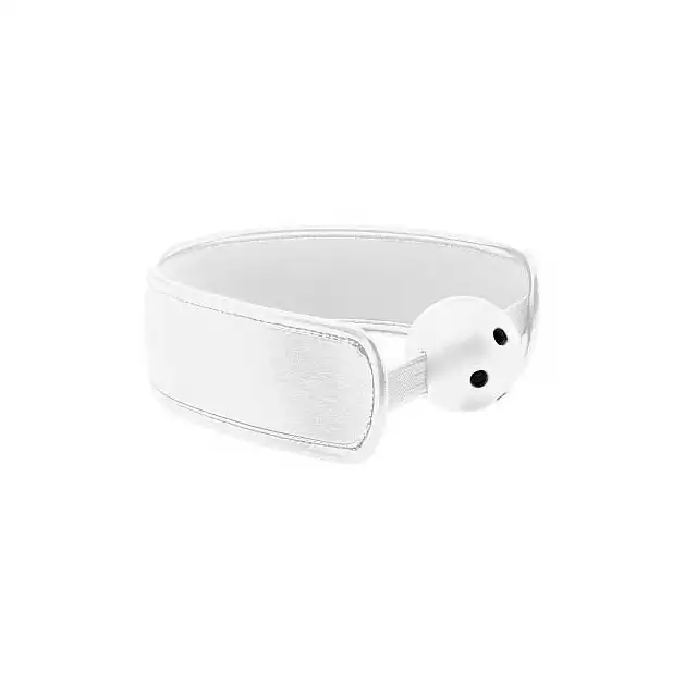 Ouch! - Brace Ball Gag White. Knebel na szerokim pasku. Mega Sale!