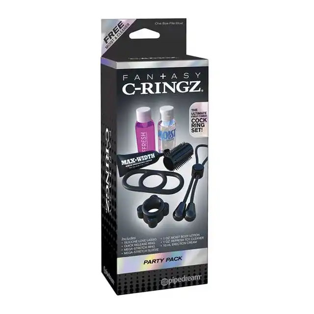 Fantasy C-Ringz - Party Pack. Zestaw Nakładek Na Penisa.