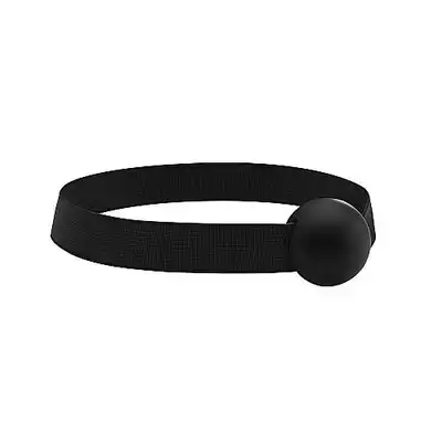 Ouch! - Elastic Ball Gag Black. Knebel na elastycznej gumie.