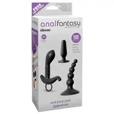 Anal Fantasy - Anal Party Pack. Zestaw gadżetów analnych, dla początkujących.