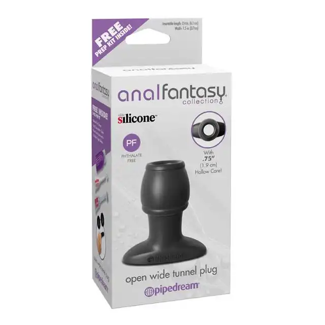 Anal Fantasy - Open Wide Tunnel Plug. Silikonowa wtyczka z tunelem.
