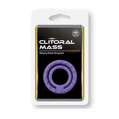 Clitoral Mass - Silicone Penis Ornament. Podwójny ring na penisa.