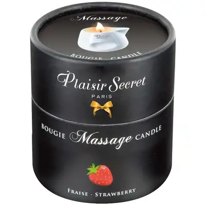 Plaisirs Secrets - Bougie Massage Candle Strawberry. 