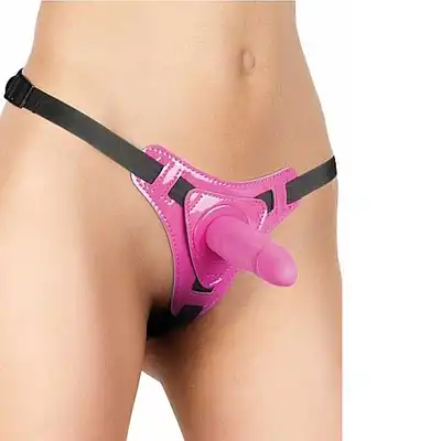 Ouch! - Strap-on dla kobiet, z regulowanymi paskami. Wysoka jakość, gładki silikon. Mega sale!