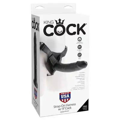 King Cock - Strap-On Harness Cock. Realistyczny, masywny Strap-On. 23 cm.
