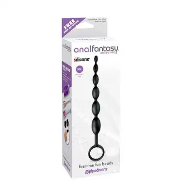 Anal Fantasy - First - Time Fun Beads. Koraliki analne. Silikon medyczny.