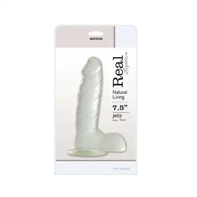 Real Rapture -  Realistyczne Dildo Żelowe 7,5"- 19 cm.