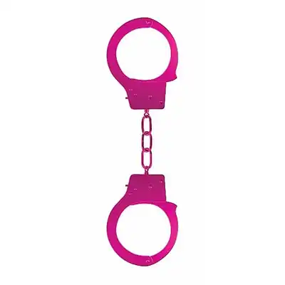 Ouch! - Beginner's Handcuffs. Kolorowe kajdanki dla początkujących.