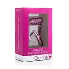 Ouch! - Pincers Nipple Clamps. Różowe klamerki na sutki.