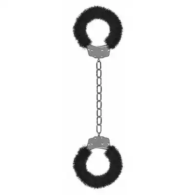 Ouch! - Beginner's Furry Legdcuffs. Futrzane kajdanki dla początkujących.