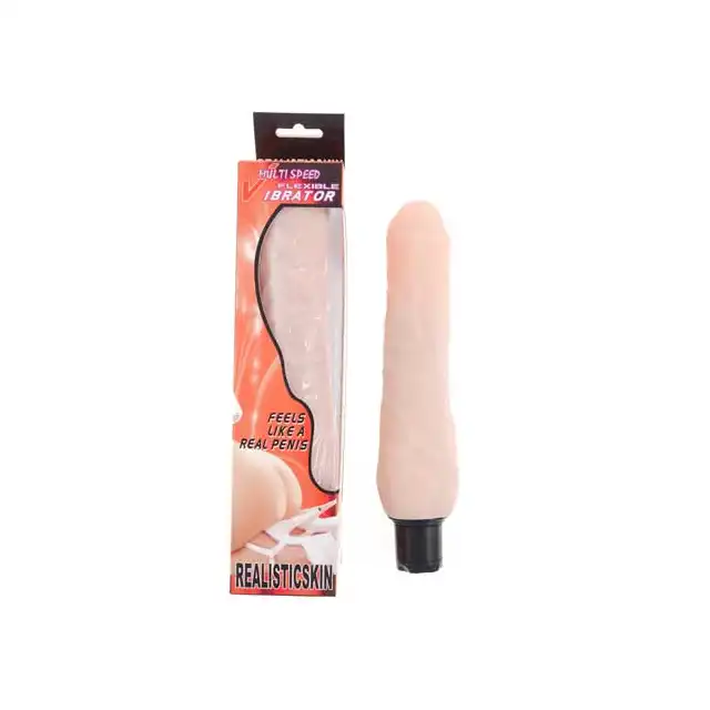 Multispeed Flexible Vibrator - Realisticskin. Super Realistyczny. Z Napletkiem. Mega sale!