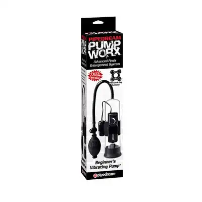 Pump Worx - Begginers Vibrating Pump. Pompa powiększająca penisa, z wibracjami!
