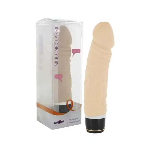 Seven Creations - Silicone Classic Original Vibrator Natural - 7 programów.