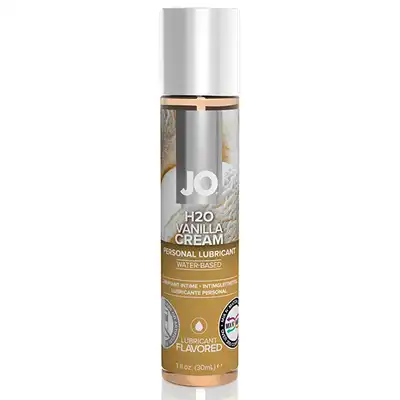 System JO - H2O Lubricant Vanilla 30 ml - Profesjonalny lubrykant na bazie wody o smaku wanilii.