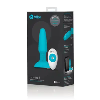 B-Vibe - Rimming. Vibrating Plug. Zdalnie sterowana, wibrująca wtyczka analna. Mega Sale!