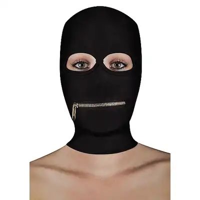 Ouch! - Extreme Zipper Mask. Fetyszowa maska z suwakiem.