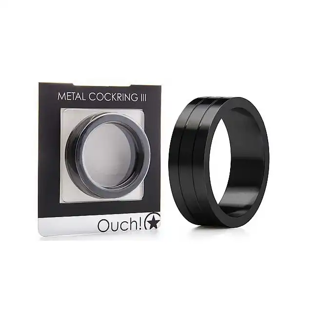 Ouch! - Metal Cockring III. Metalowy ring na penisa. 51 mm.