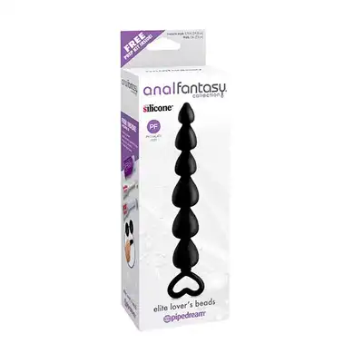 Anal Fantasy - Elite Lover's Beads. Koraliki analne. Silikon medyczny.