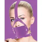 Ouch! - Leather Mouth Gag Purple. Knebel na usta. Mega Sale!