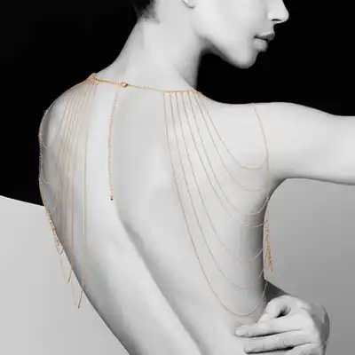 Bijoux Indiscrets - The Magnifique - Chain Shoulders &amp; Back Jewelry. Biżuteria Erotyczna.