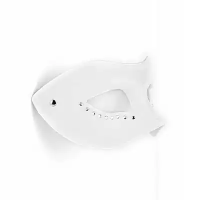 Ouch! - Diamond Mask White. Maska z diamencikami.