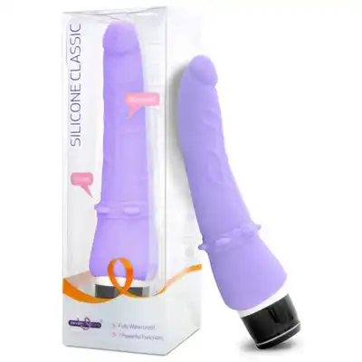 Seven Creations - Silicone Classic Anal. Wibrator analny, fioletowy.