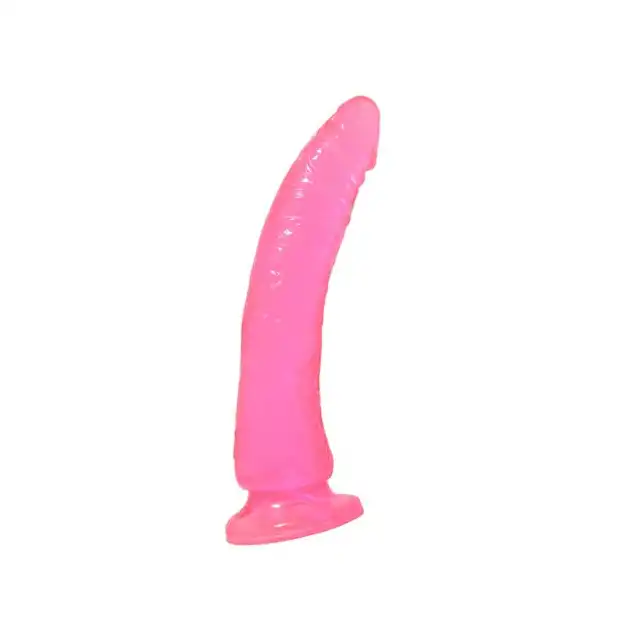 Pipedream - Basix - Rubber Works Slim Pink. Dildo z przyssawką.