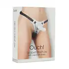 Ouch! - Delight Strap-on White. Strap-on dla kobiet z regulowanymi paskami.