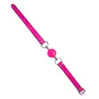 Ouch! - Solid Ball Gag Pink. Knebel z kulką na metalowym pręcie. Mega Sale! Ostatnia sztuka!