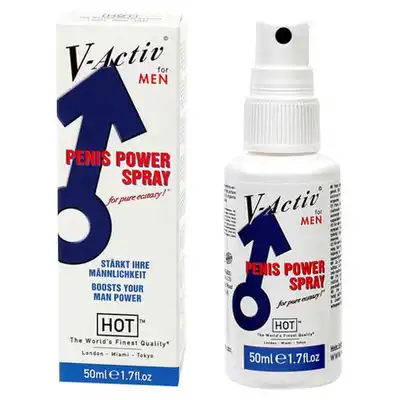 V-Activ - Penis Power Spray. Twardszy penis w kilka sekund!