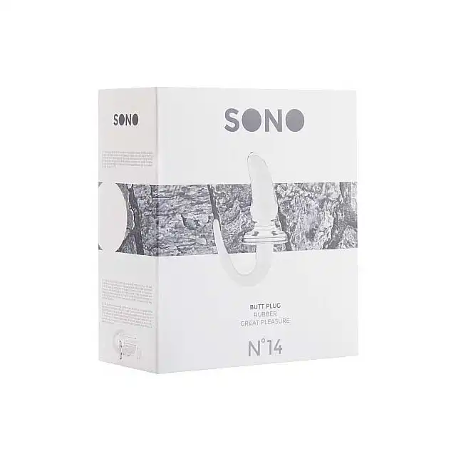 Sono - Butt Plug № 14. Żelowa wtyczka analna. Mega Sale!