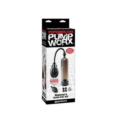 Pump Worx - Begginers Auto-Vac Kit. Automatyczna pompa do penisa. Większy, twardszy penis!