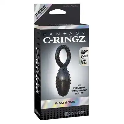 Fantasy C-Ringz - Buzz Bomb. Wibrujący ring na penisa.