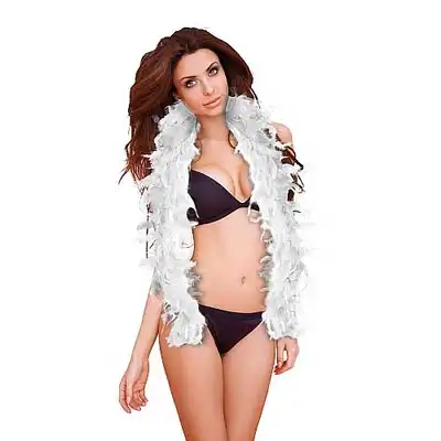 Ouch! - Seductive Feather Boa White. Boa z białych piór. Mega sale!