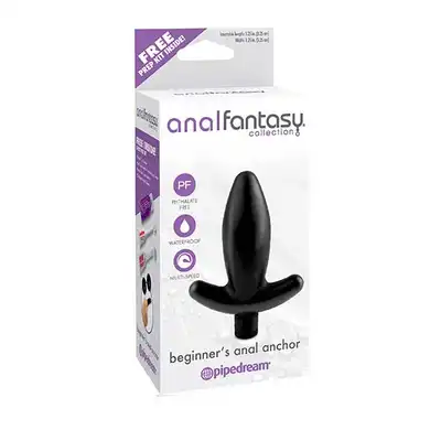 Anal Fantasy - Beginner's Anal Anchor. Wibrująca wtyczka analna. Wodoodporna.