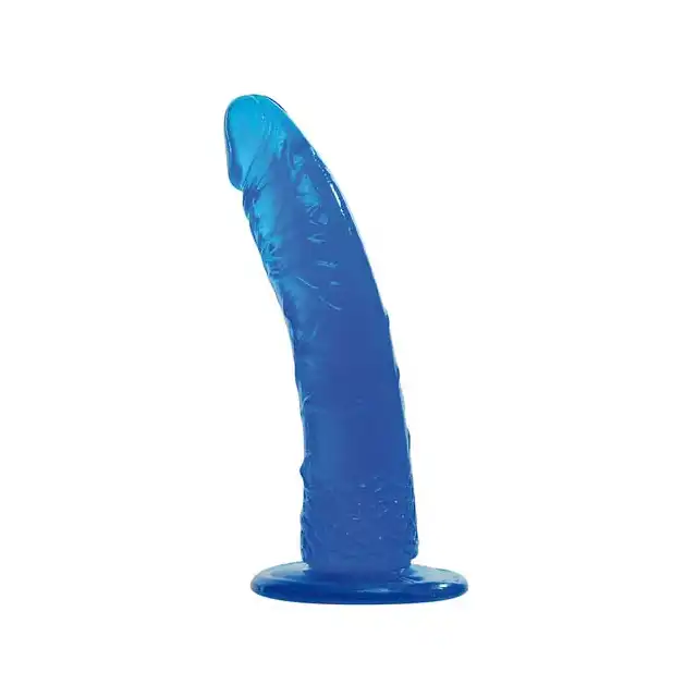 Real Rapture Blue - Realistyczne Żelowe Dildo. 18 cm.