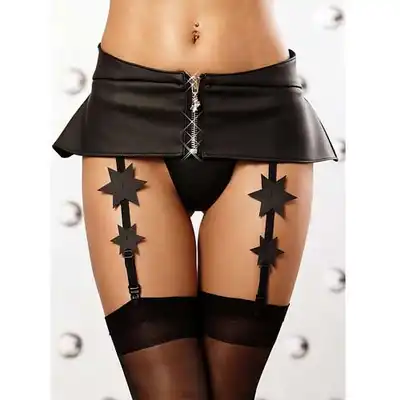 Lolitta - Star Garter Belt. Pasdo pończoch.