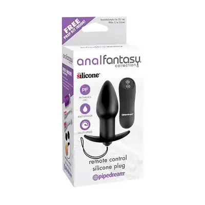 Anal Fantasy - Remote Control Silicone Plug. Wibrujaca wtyczka analna. Silikon medyczny.