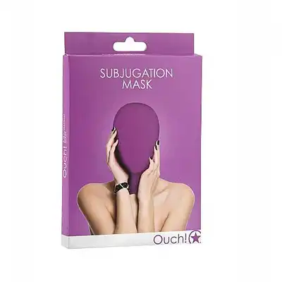 Ouch! - Subjugation Mask. Maska bez otworów.